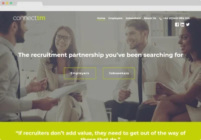 Connect TM website screenshot