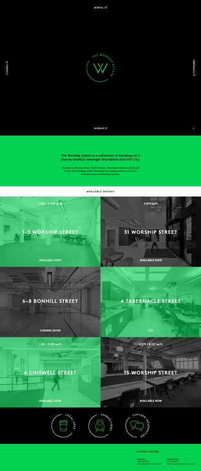 The Worship Estate website screenshot